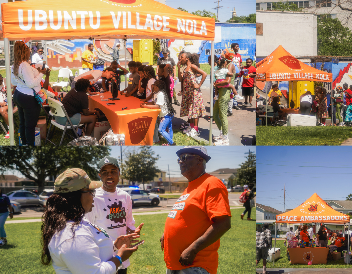community event, heal the block with resources