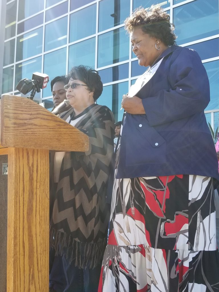 Ms. Rubie Vaughn speaks
