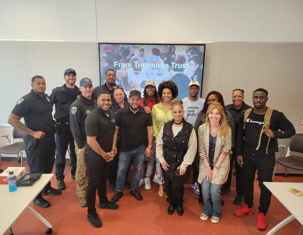 Baton Rouge Trauma to Trust cohort posed for a picture