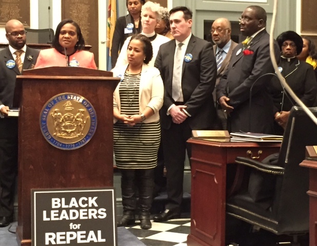 Delaware Black Leaders for Repeal press conference