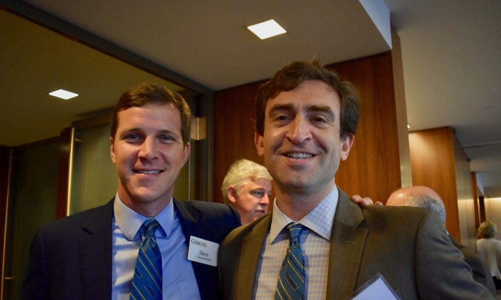 Dave Pollack (left) and Avren Frey, current Gibbons Fellows at Gibbons P.C.