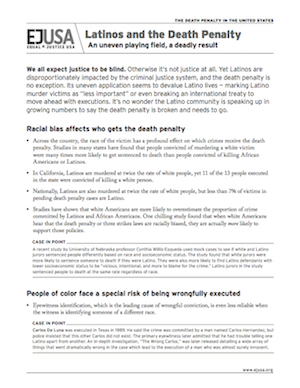 Latinos and the Death Penalty