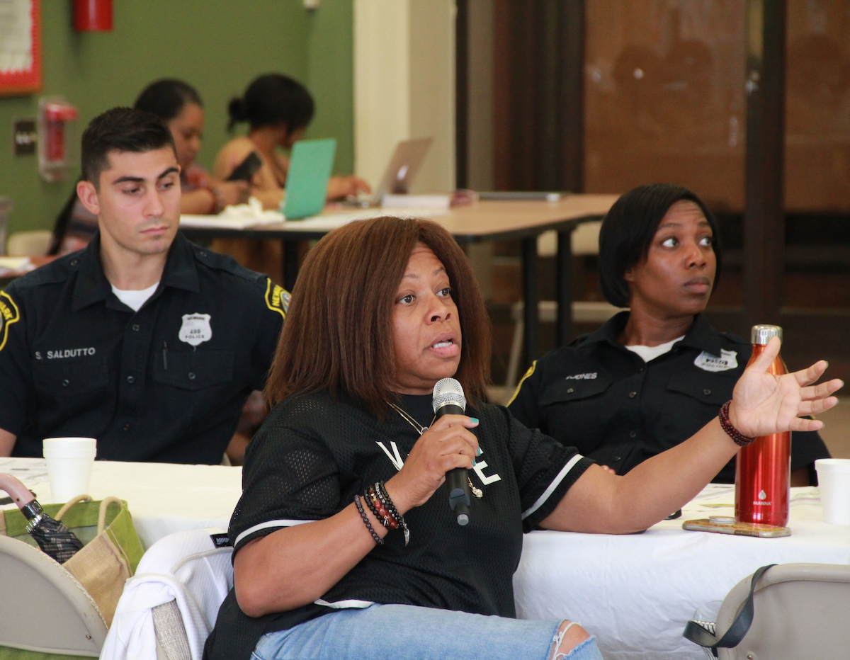 Former Newark Police Officer and Trauma to Trust participant Edith Muhammad.