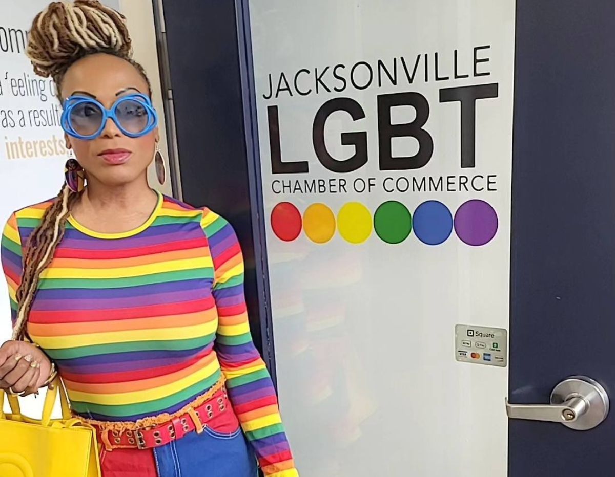 Paige Mahogany Parks, CEO of Transgender Awareness Project in Jacksonville, Florida.