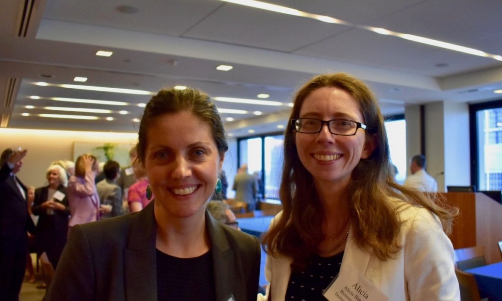 Former Gibbons Fellows Jenny Brooke Condon and Alicia Bannon