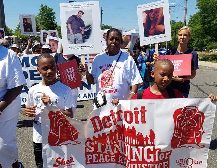 Mothers of Murdered Children March for peace in Detroit