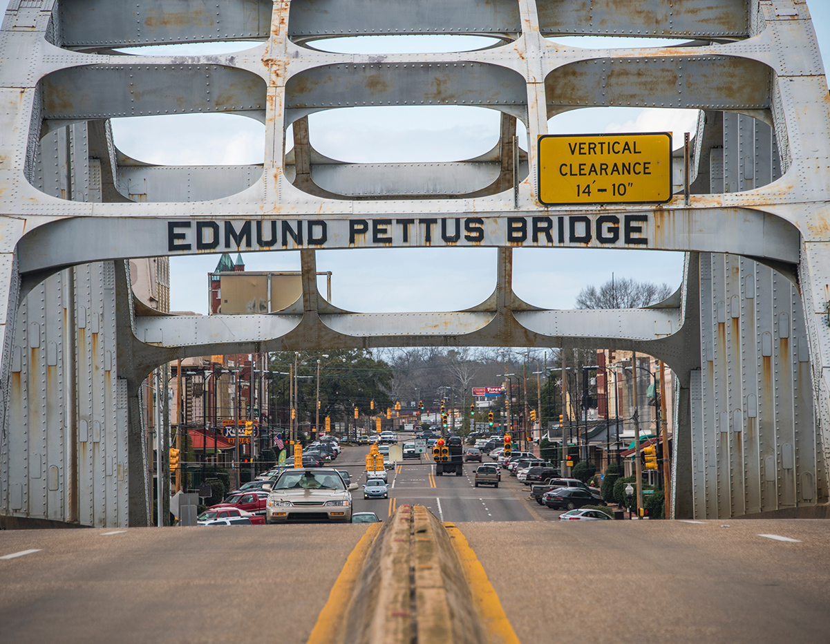 Photograph of the Pettus Bridge in Selma, Alabama