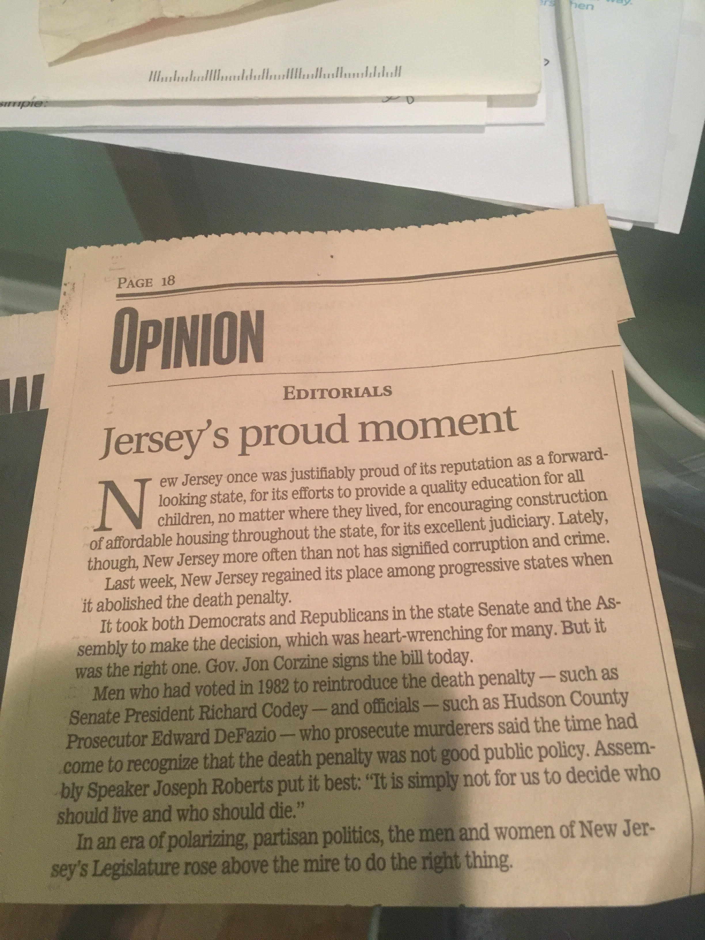SL NJ's Proud Moment